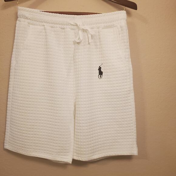 Men's Cream Casual Short Sleeve Shirt and Shorts Set w/Pockets Sz M - Picture 4 of 6